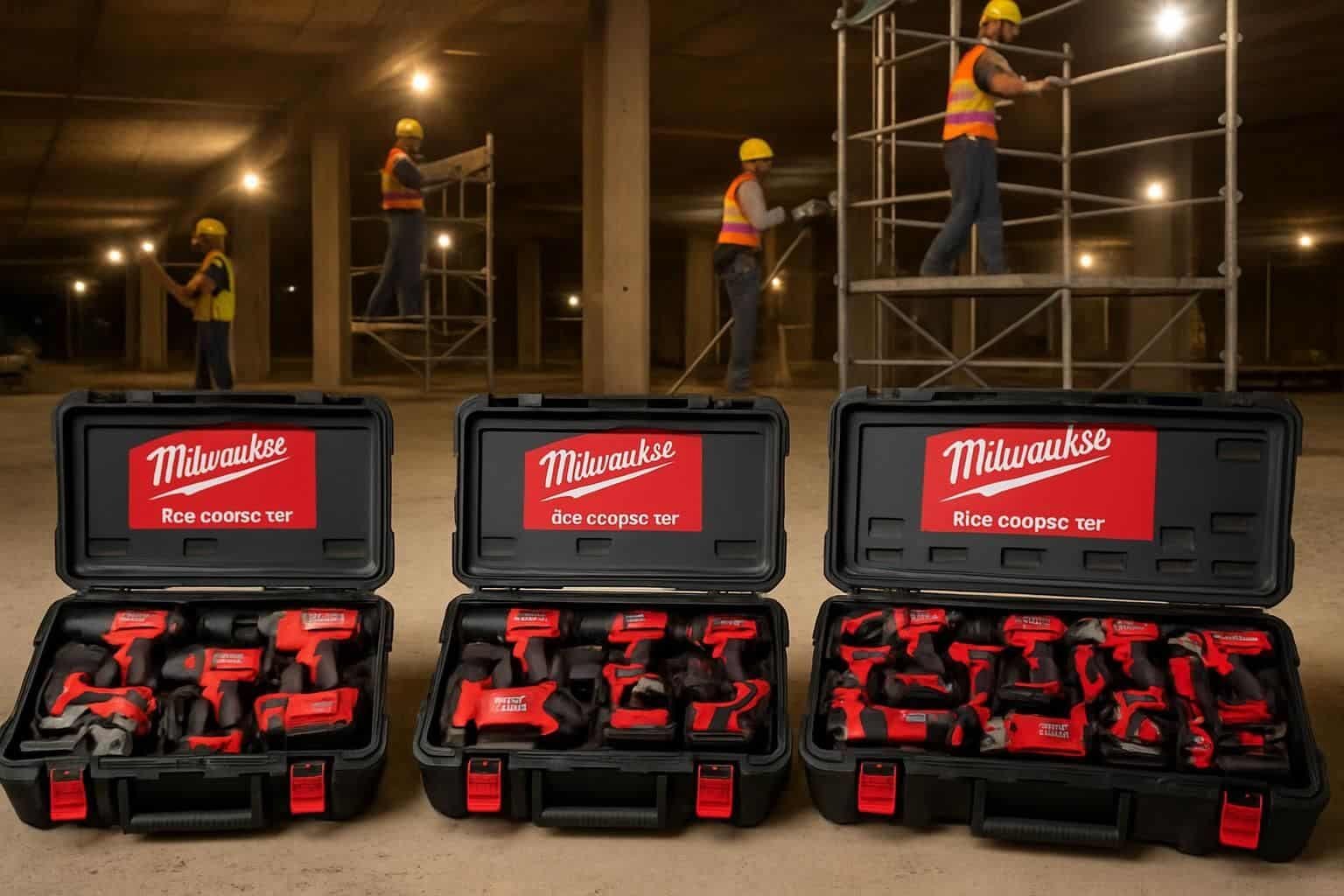 Découvrez le pack complet Milwaukee 18V avec 7 outils puissants, batteries rechargeables et chargeur inclus, idéal pour tous vos travaux professionnels et DIY.