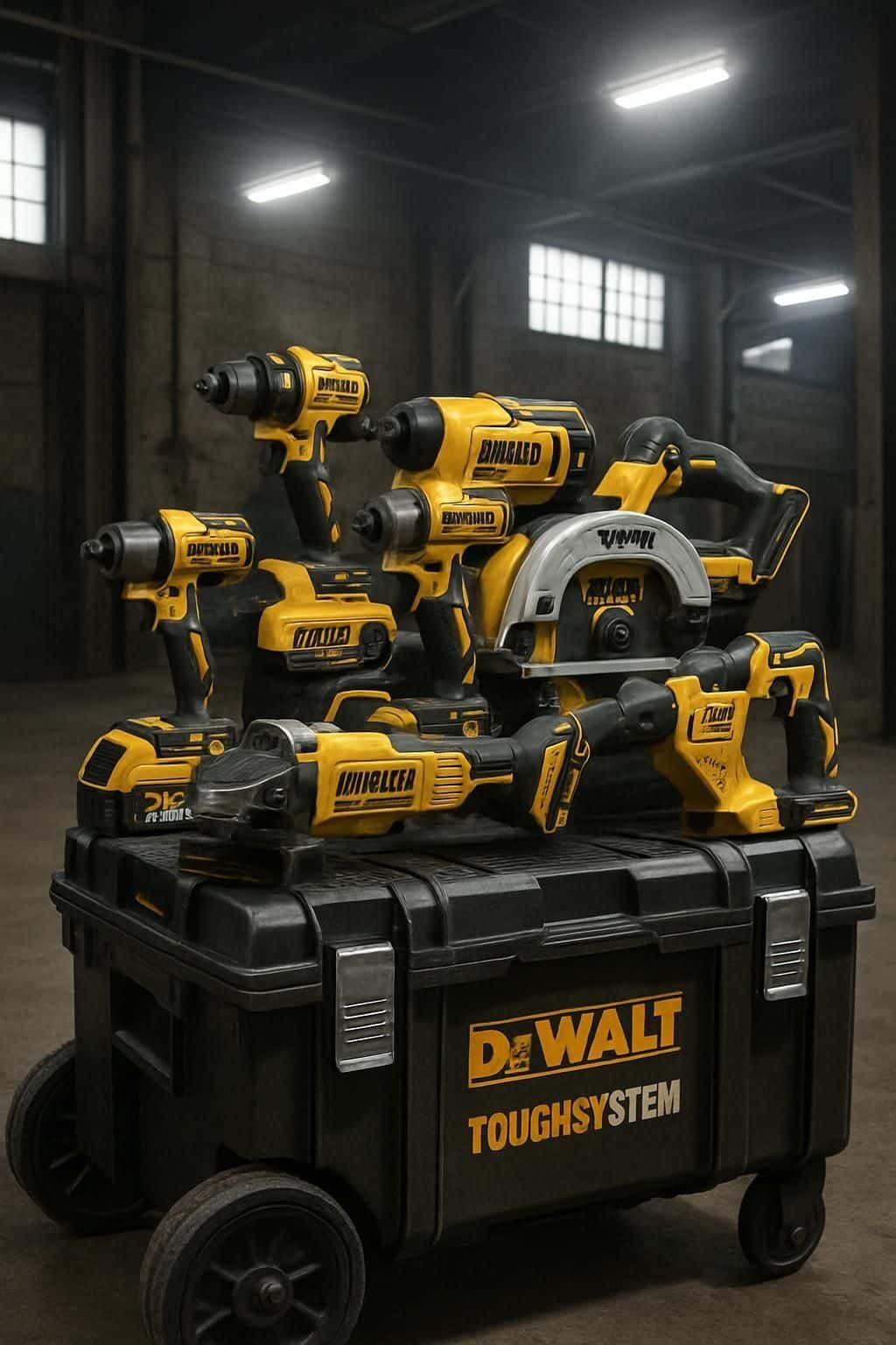 Découvrez le pack DEWALT 8 outils XR 18V 5Ah Li-ion Brushless, alliant puissance, autonomie et performance professionnelle pour tous vos travaux.