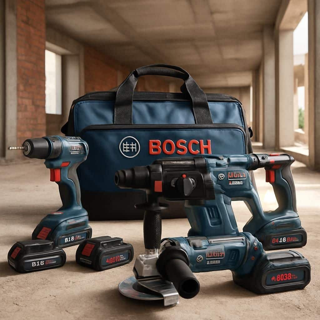 Découvrez le pack outillage électroportatif Bosch Pro, alliant puissance et performance pour vos travaux professionnels. Outils fiables et résistants adaptés aux besoins des artisans exigeants.