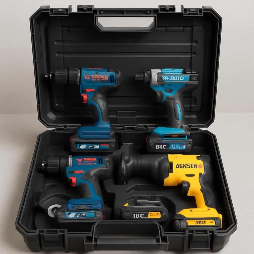 Découvrez notre pack outillage électroportatif multimarques incluant Bosch, DeWALT et Makita pour des performances et une qualité professionnelles.
