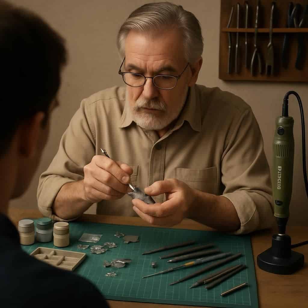 Découvrez notre perceuse maquette compacte et maniable, idéale pour les travaux de précision en modélisme. Parfaite pour les ateliers de modélisme, elle allie performance et confort d'utilisation.