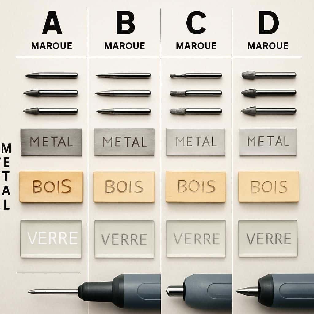 Découvrez comment utiliser un stylo graveur et comparez les meilleurs modèles pour choisir l'outil idéal. Guide complet et conseils pratiques pour tous vos projets de gravure.