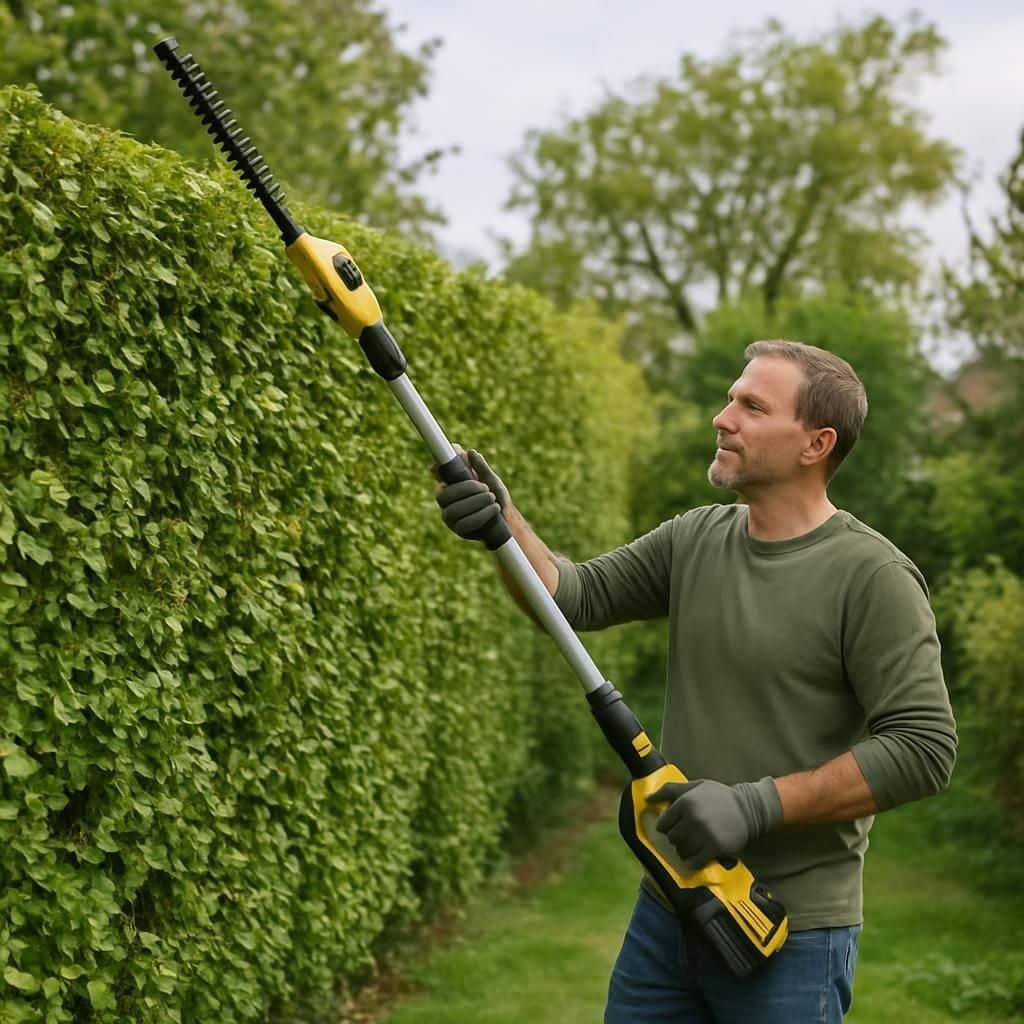 Découvrez notre classement des 5 meilleurs taille-haies télescopiques sans fil de 2026 pour un jardinage facile et efficace.
